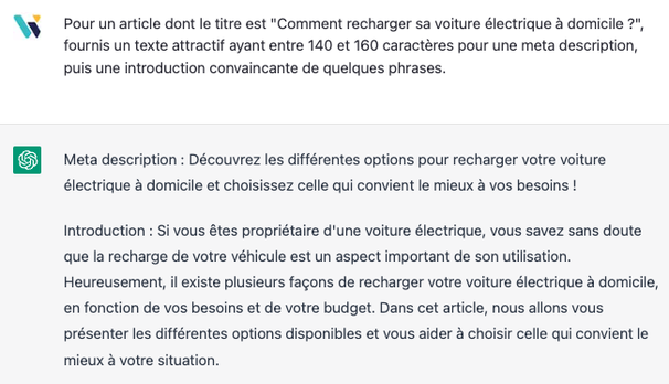 texte court généré par Chat GPT