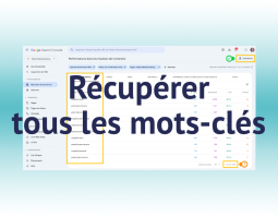 mots-clés SEO d'une page