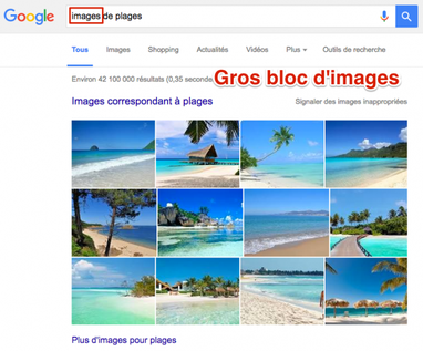 Résultats Google Recherche d'images correspondant à