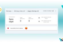 corriger erreur sitemap impossible à récupérer