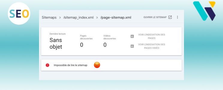 corriger erreur sitemap impossible à récupérer