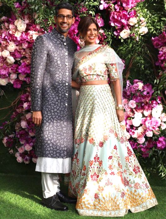 Sundar Pichai et Anjali Pichai